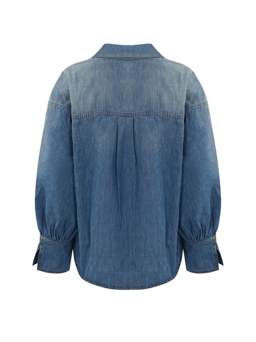 Blusa in denim PINKO | 104630 A2DTPJO